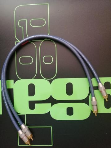 VLS Audio triple shielded interlink rca ofc cable grijsblauw beschikbaar voor biedingen