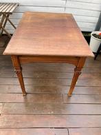 Houten uitschuifbare tafel, Huis en Inrichting, Tafels | Eettafels, Ophalen, Gebruikt, 50 tot 100 cm, Vijf personen of meer