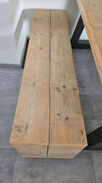Industrieel Steigerhouten Bankje -  Steigerhout Lochem, Ophalen, Zo goed als nieuw, Hout
