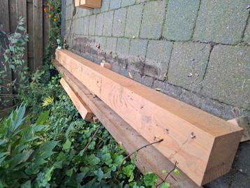 Douglashout 15x15 nieuw blank gebeitst beschikbaar voor biedingen