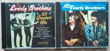2x cd The Everly Brothers - The Very Best & 23 Greatest hits beschikbaar voor biedingen