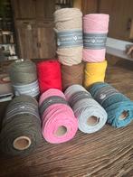 10 Bollen Durable Rope Macramé Katoen, Hobby en Vrije tijd, Ophalen of Verzenden, Nieuw, Breien of Haken, Wol of Garen