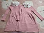 2 Roze Winterjurkjes Tweeling Maat 116, Ophalen, Zo goed als nieuw, Kleding