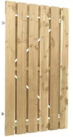 Grenen poort 120x195, Ophalen, Nieuw, Hout, Overige typen