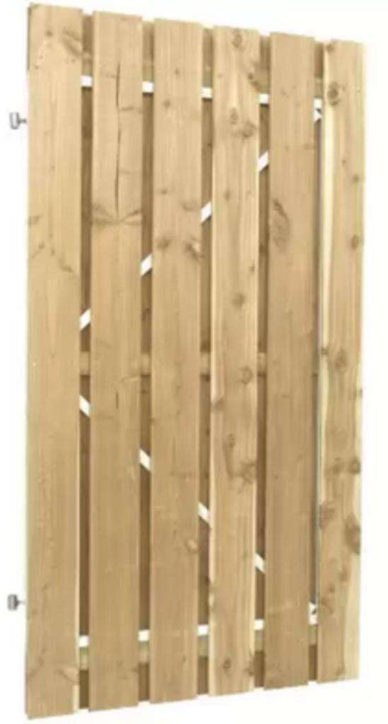 Grenen poort 120x195, Tuin en Terras, Tuinhekken en Hekwerk, Nieuw, Overige typen, Hout, Ophalen