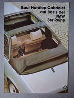 Brochure BAUR Hardtop-Cabriolet  BMW 3-serie - DE., Boeken, Auto's | Folders en Tijdschriften, Ophalen of Verzenden, BMW