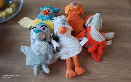 5 fabeltjeskrant  handpoppen, Kinderen en Baby's, Speelgoed | Knuffels en Pluche, Zo goed als nieuw, Overige typen, Ophalen of Verzenden