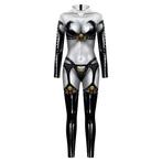 Dames catsuit 25 / bodysuit sexy zwart jumpsuit doodskop, Kleding | Dames, Jumpsuits, Verzenden, Nieuw, Maat 38/40 (M), Overige kleuren