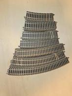 grote partij fleischmann profi bochten., Ophalen of Verzenden, Gelijkstroom, Rails, Fleischmann