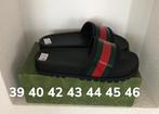 Gucci slippers 38 39 40 41 42 45 46 wit zwart, Ophalen of Verzenden, Zo goed als nieuw