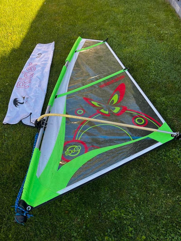 Kids tuigage 3.0 incl. verzending, Watersport en Boten, Windsurfen, Gebruikt, Zeil, Met draagtas, Minder dan 5 m², Ophalen of Verzenden