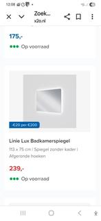 Badkamerspiegel met ledverlichting, Huis en Inrichting, Badkamer | Badkamermeubels, Ophalen, Nieuw, Overige typen