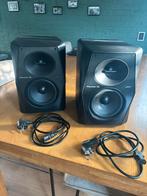 Pioneer DJ VM-50 set van twee (incl. stroomkabel), Audio, Tv en Foto, Luidsprekers, Ophalen, Zo goed als nieuw, Front, Rear of Stereo speakers
