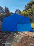 Parasol balkon, kleur blauw, zgan, Minder dan 150 cm, Ophalen, Zo goed als nieuw, Markies