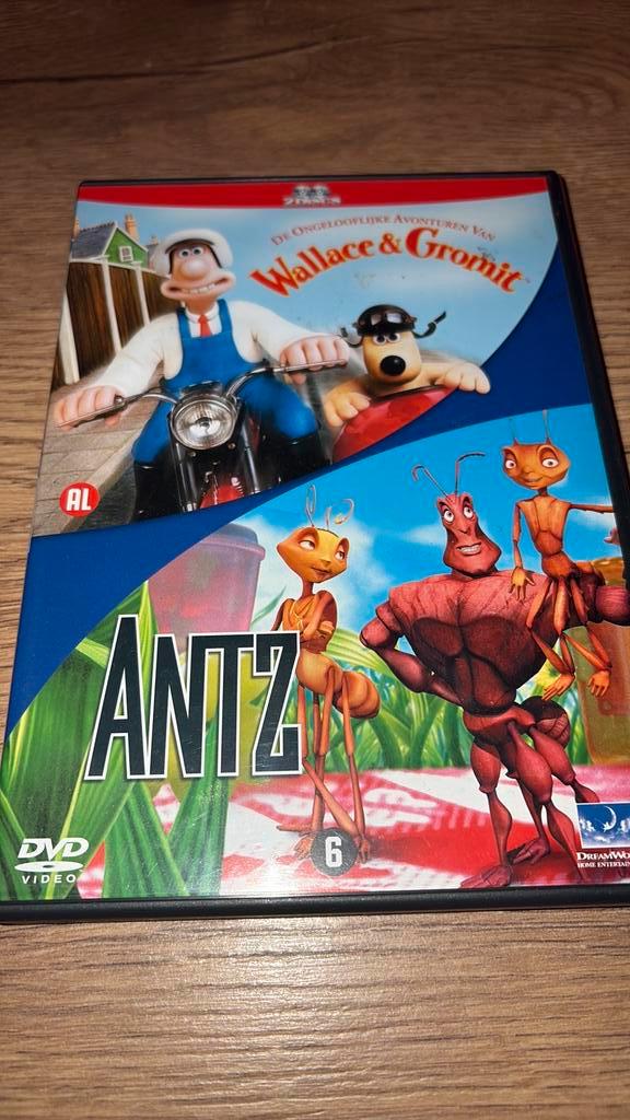 Wallace & Gromit en Antz met Woody Allen., Cd's en Dvd's, Dvd's | Tekenfilms en Animatie, Zo goed als nieuw, Amerikaans, Vanaf 16 jaar