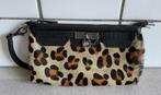 Panter etui clutch lederen tasje met zwart leer portemonnee, Sieraden, Tassen en Uiterlijk, Ophalen of Verzenden, Zo goed als nieuw