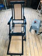 Dekstoel, Tuin en Terras, Tuinstoelen, Ophalen, Gebruikt, Teakhout, Inklapbaar