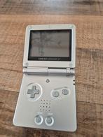 Game Boy Advance SP - Zilver - Incl. spellen, Spelcomputers en Games, Spelcomputers | Nintendo Game Boy, Ophalen of Verzenden