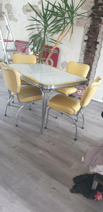 Bel air belair 50,er jaren fifties formica eettafel  beschikbaar voor biedingen