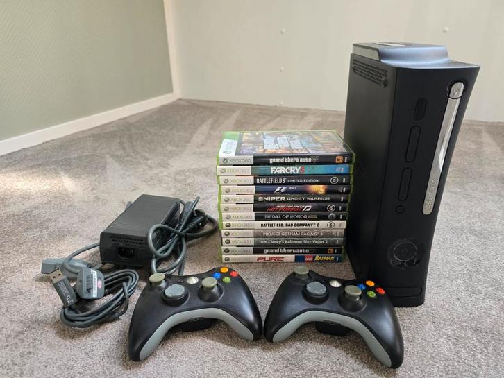 Xbox 360 Elite | Compleet in doos | Krasvrij |, Spelcomputers en Games, Spelcomputers | Xbox 360, Zo goed als nieuw, 120 GB, 360 Elite of Super Elite