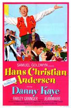4). Hans Christian Andersen met Danny Kaye, Farley Granger., Drama, Ophalen of Verzenden, Zo goed als nieuw, Alle leeftijden