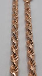 Gouden rope ketting 14kt Massief, Www.bredajuwelier.nl, Nieuw, Ophalen of Verzenden, Www.bredajuwelier.nl