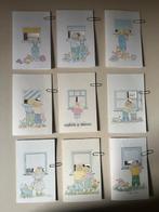 9 kaartjes van intercard, verschillende nummers, Ophalen of Verzenden, 1980 tot 1990, Geboortekaartje