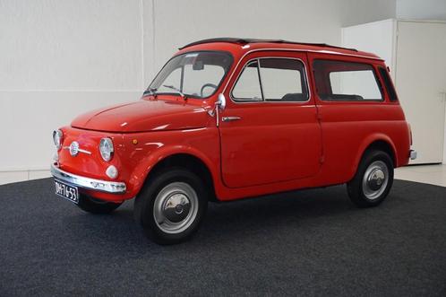 Fiat 500 Station GIARDINIERA 120, Auto's, Oldtimers, Bedrijf, Fiat, Benzine, Handgeschakeld, Geïmporteerd, Rood