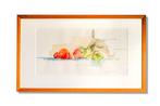 Schilderij appels, Janice Boekholt '95.   42x73, Ophalen