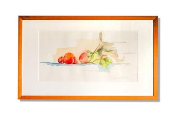 Schilderij appels, Janice Boekholt '95.   42x73 beschikbaar voor biedingen