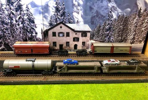Märklin loop of sloop wagons 4626 en 4633 4754 en 47121 DB, Hobby en Vrije tijd, Modeltreinen | H0, Gebruikt, Wagon, Wisselstroom