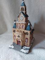 Kerstdecoratie Kerk met Klok, Ophalen of Verzenden, Zo goed als nieuw