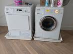 Miele wasmachine en Miele warmtepomp droger TOPSTAAT, Witgoed en Apparatuur, Wasmachines, Ophalen of Verzenden, 1200 tot 1600 toeren