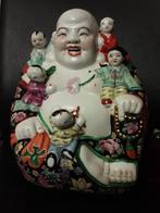 Porselein happy boeddha zie foto's gestempeld, Antiek en Kunst, Ophalen of Verzenden