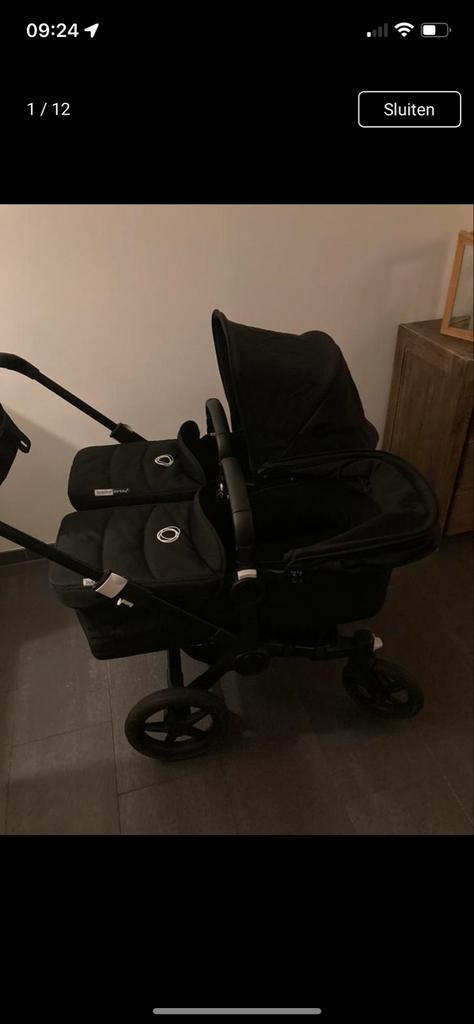 Bugaboo Donkey Duo met Maxi-Cosi adapters, Kinderen en Baby's, Kinderwagens en Combinaties, Gebruikt, Kinderwagen, Bugaboo, Duowagen