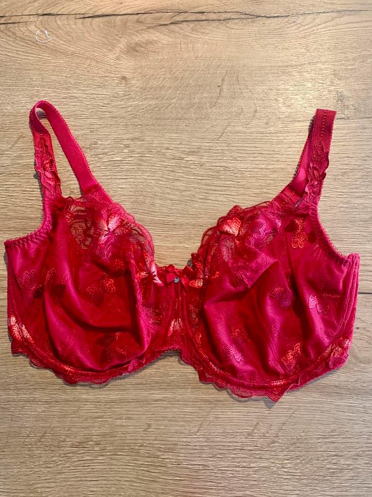 Fantasie 90H full  cup rood kant, Kleding | Dames, Ondergoed en Lingerie, BH, Rood, Verzenden