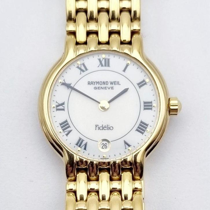 Raymond Weil Fidélio horloge – 18 karaat goud electroplated, Sieraden, Tassen en Uiterlijk, Horloges | Dames, Zo goed als nieuw