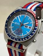 Seiko chronograph 5 sports, Sieraden, Tassen en Uiterlijk, Horloges | Heren, Seiko, Gebruikt, Staal, Polshorloge