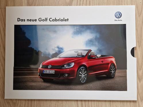 Folders Volkswagen Golf Cabriolet, Boeken, Auto's | Folders en Tijdschriften, Zo goed als nieuw, Volkswagen, Verzenden