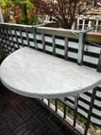 Balkontafel - hangtafel voor balkon, Tuin en Terras, Tuintafels, Kunststof, Rond, Gebruikt, Ophalen