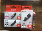 Canon Inktcartridges 551/550 XL - Origineel, Ophalen of Verzenden, Nieuw, Cartridge