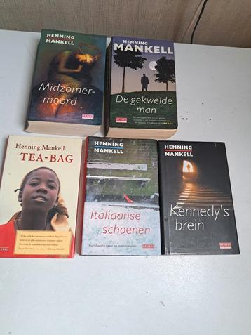 Henning mankell boeken.  beschikbaar voor biedingen