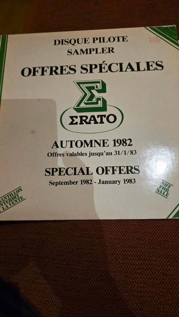 ERATO Sampler - Special Offers 1982 beschikbaar voor biedingen