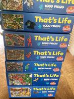 Leuke That’s Life legpuzzels, 1000 stukjes, Ophalen of Verzenden, 500 t/m 1500 stukjes, Zo goed als nieuw, Legpuzzel