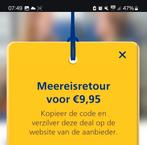 Meereisretour ns teab, Tickets en Kaartjes, Eén persoon, Overige typen