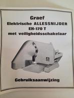Graef professionele rvs snijmachine, Ophalen, Zo goed als nieuw