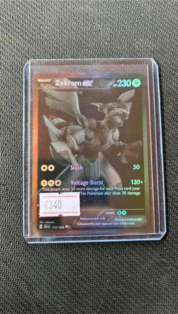 Zekrom - Pokemon, Hobby en Vrije tijd, Verzamelkaartspellen | Pokémon, Zo goed als nieuw, Ophalen of Verzenden