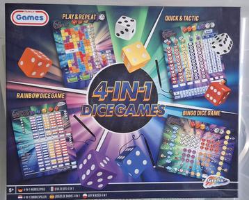 Spellendoos 4-in-1 Dice Games ZGAN beschikbaar voor biedingen