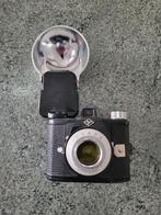 Agfa Clack incl flitser en tasjes, Verzamelen, Fotografica en Filmapparatuur, Ophalen of Verzenden, 1940 tot 1960, Fototoestel