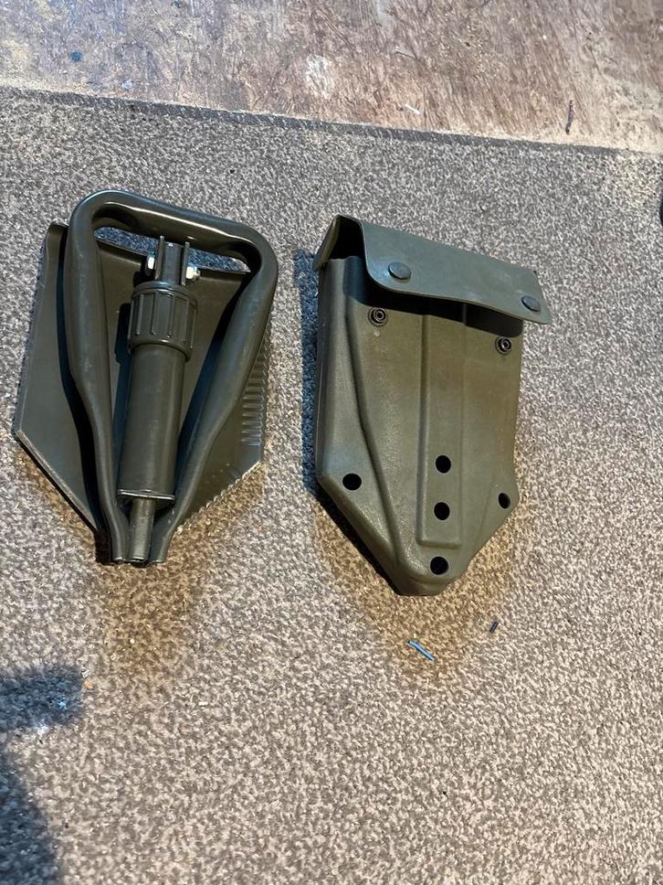 Leger Schep met Hoes - Opvouwbaar, Doe-het-zelf en Verbouw, Gereedschap | Handgereedschap, Gebruikt, Verzenden